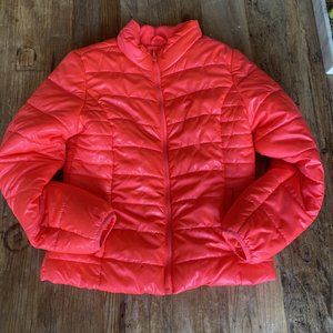 Neon Puffer Jacket Size 12/14‎